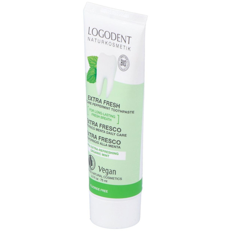 Dentifrico Extra Fresco Menta Daily Care 75ml - Logona