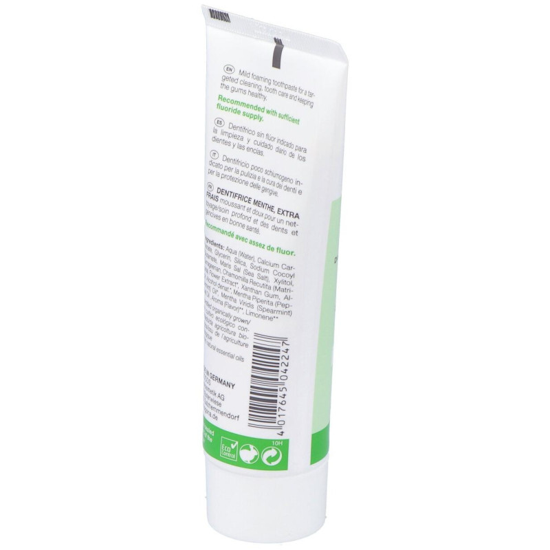 Dentifrico Extra Fresco Menta Daily Care 75ml - Logona