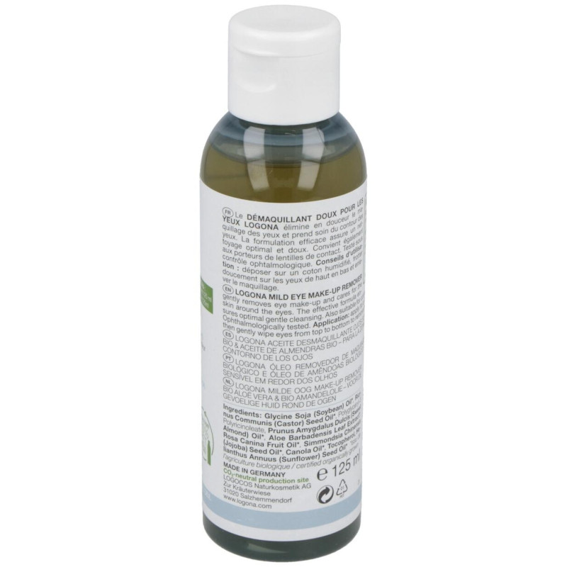 Logona Aceite Desmaquillante Ojos Suave Aloe Y Almendras 125Ml