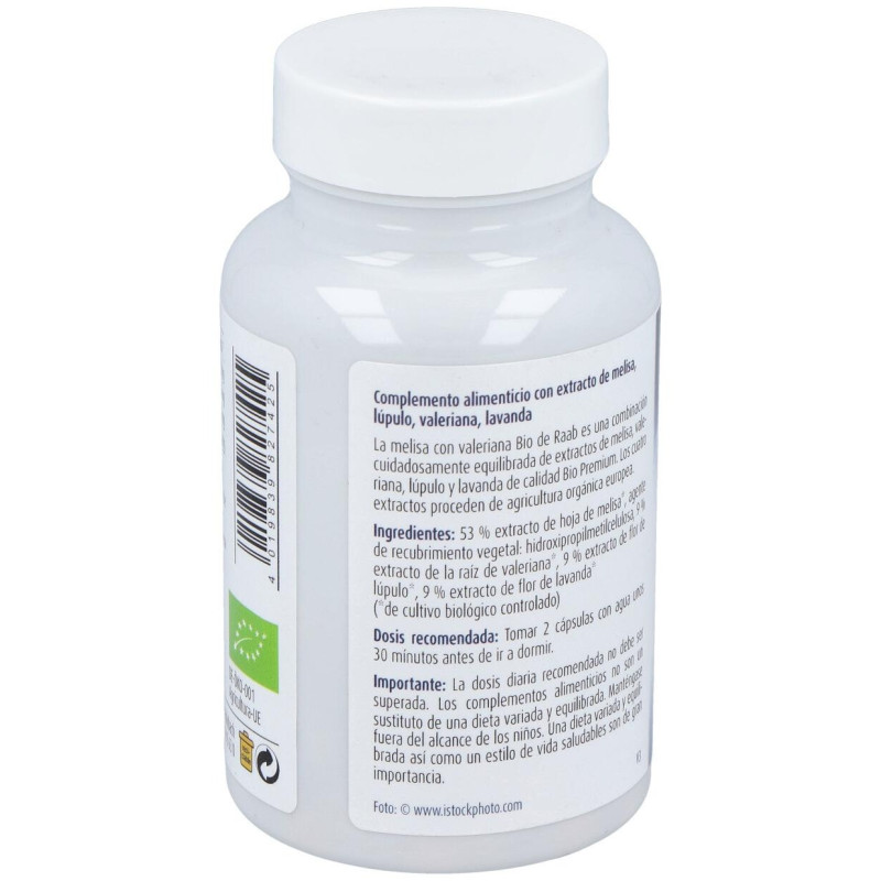 Raab Vitalfood Melisa Valeriana Lupulo 60Caps