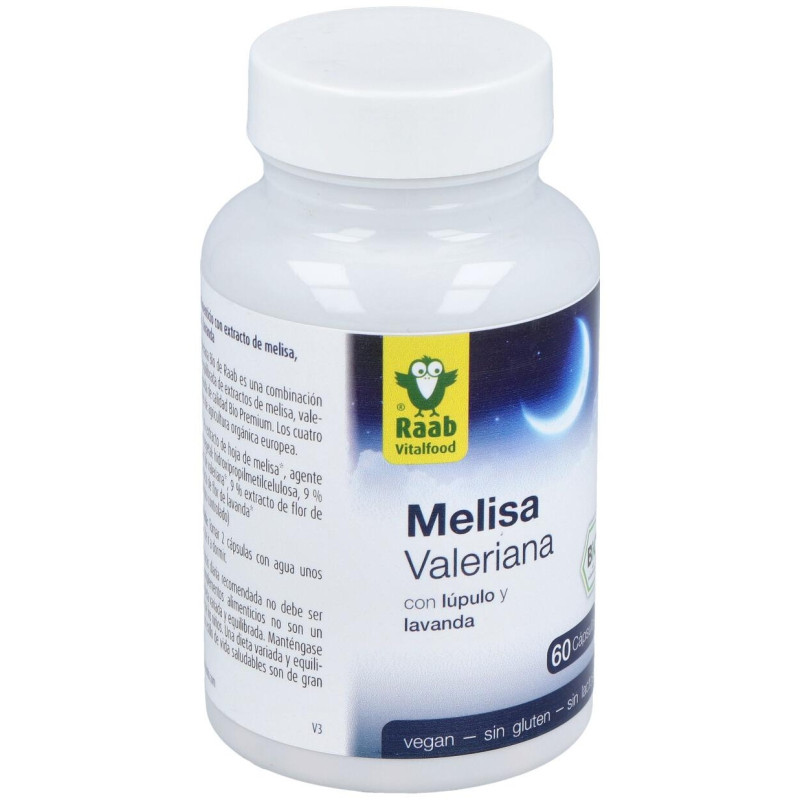 Raab Vitalfood Melisa Valeriana Lupulo 60Caps