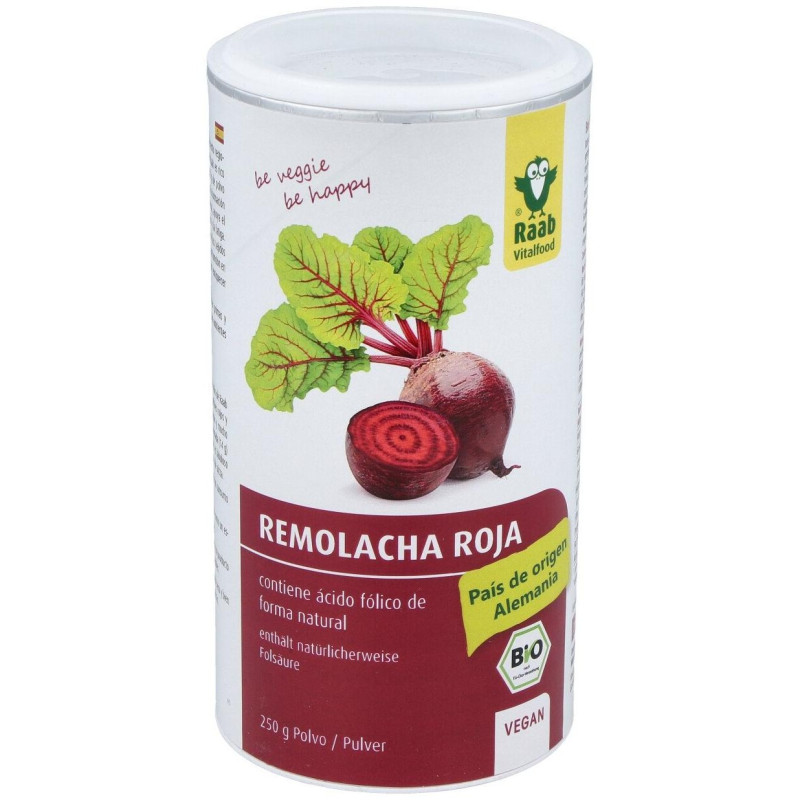Remolacha Roja Polvo 250gr. Bio - Raab Vitalfood