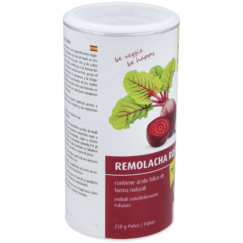 Remolacha Roja Polvo 250gr. Bio - Raab Vitalfood