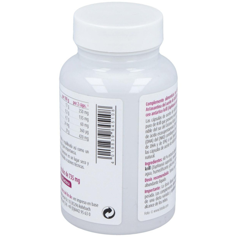 Raab Vitalfood Aceite Krill Forte 50Caps