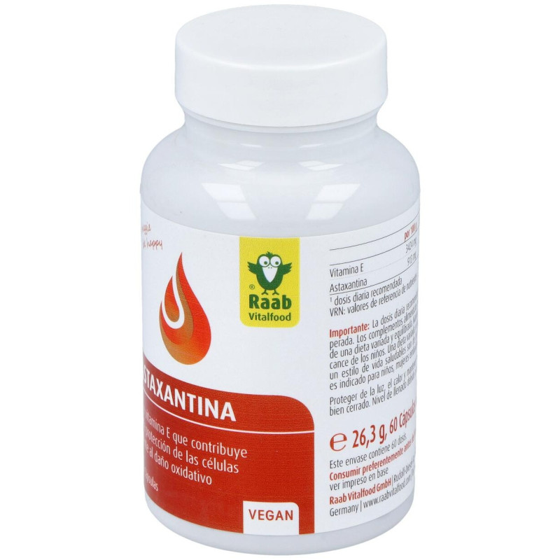 Alga Astaxantina 60cap - Raab Vitalfood