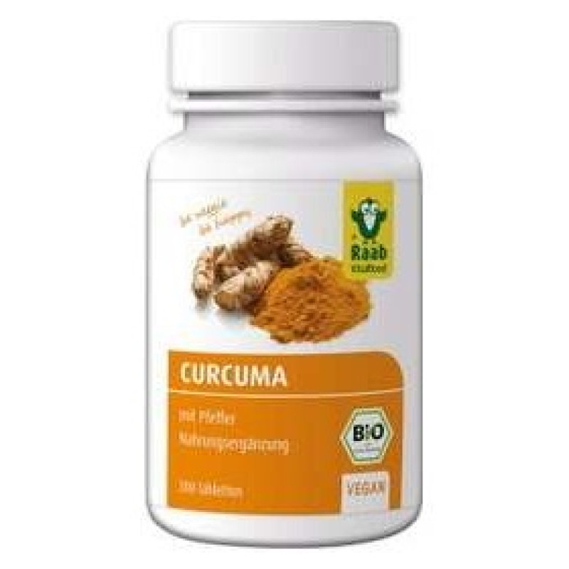 Cúrcuma Bio 300comp - Raab Vitalfood