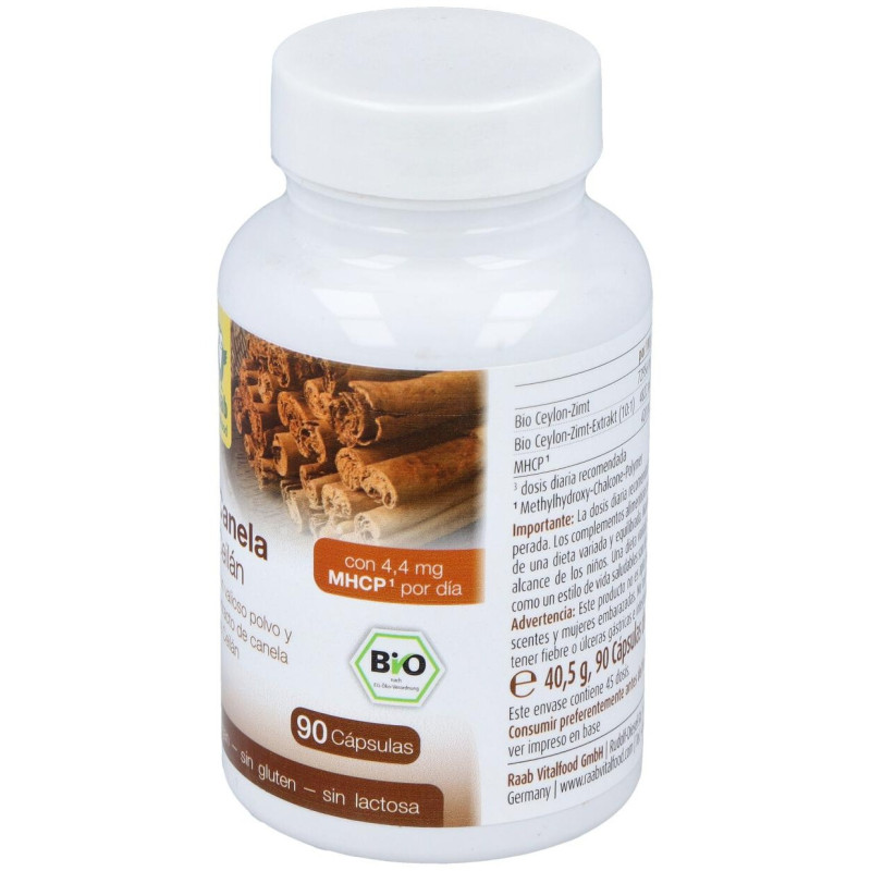 Canela 90cap. Bio - Raab Vitalfood