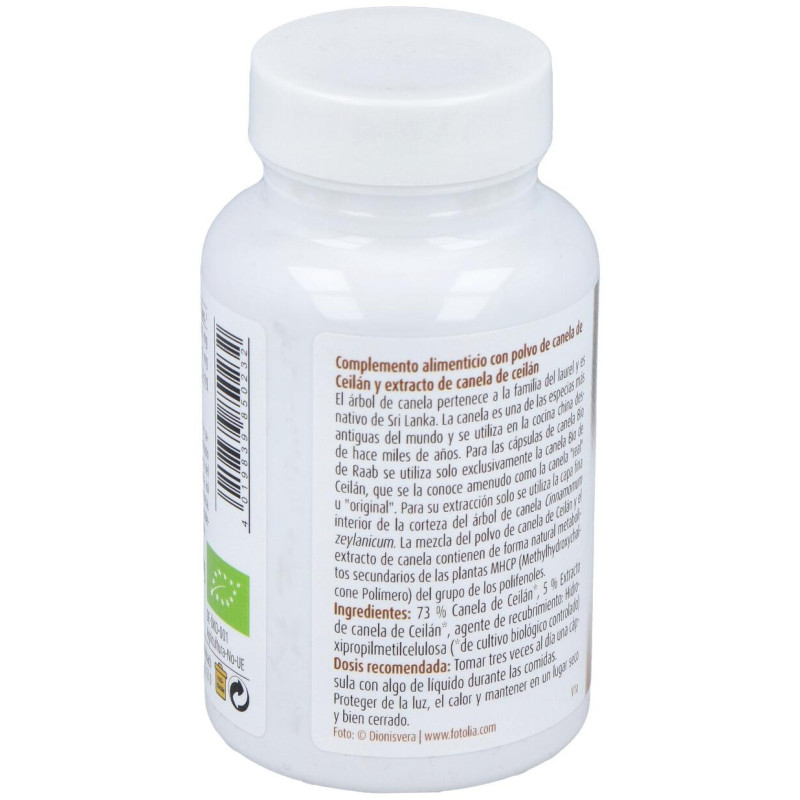 Canela 90cap. Bio - Raab Vitalfood