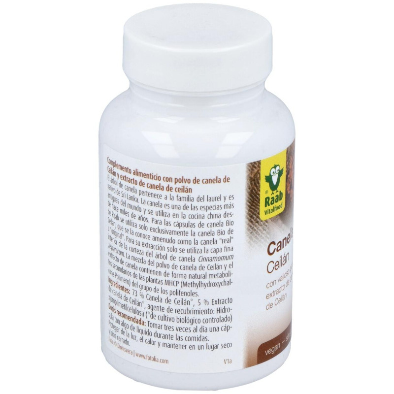 Canela 90cap. Bio - Raab Vitalfood