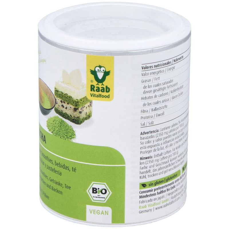 Matcha Te Verde Basic Polvo 100g - Raab Vitalfood