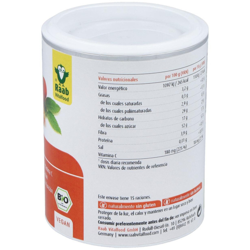Escaramujo Polvo 150gr. Bio - Raab Vitalfood