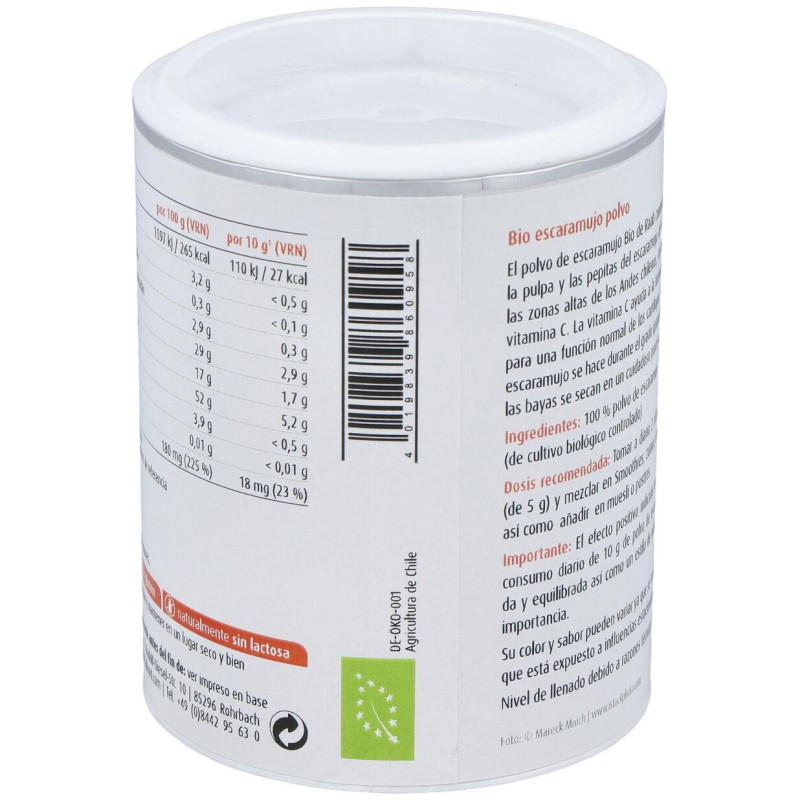 Escaramujo Polvo 150gr. Bio - Raab Vitalfood