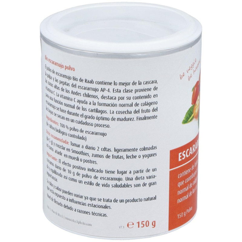 Escaramujo Polvo 150gr. Bio - Raab Vitalfood