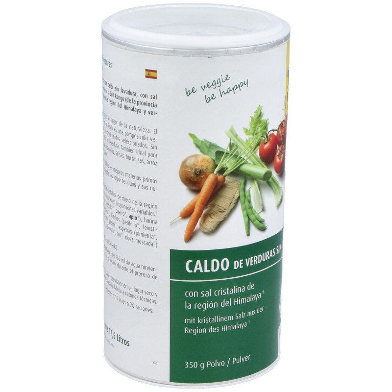 Caldo de Verduras sin Levadura Bote Bio 350g - Raab Vitalfood
