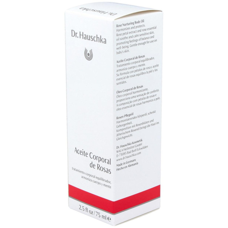 Aceite Corporal Petalos Rosa 75 ml - Dr. Hauschka