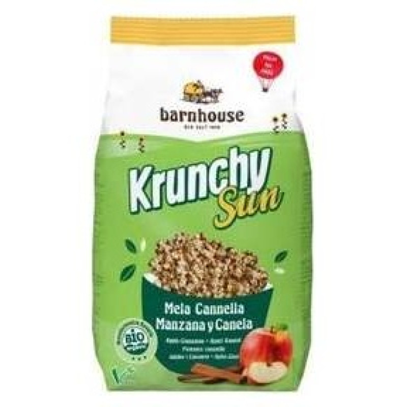 Muesli Krunchy Sun Manzana - Canela 750gr Bio - Barnhouse