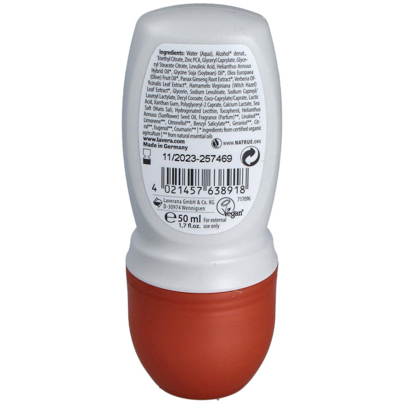 Desodorante Roll - On 48h + Strong y Natural 50ml - Lavera