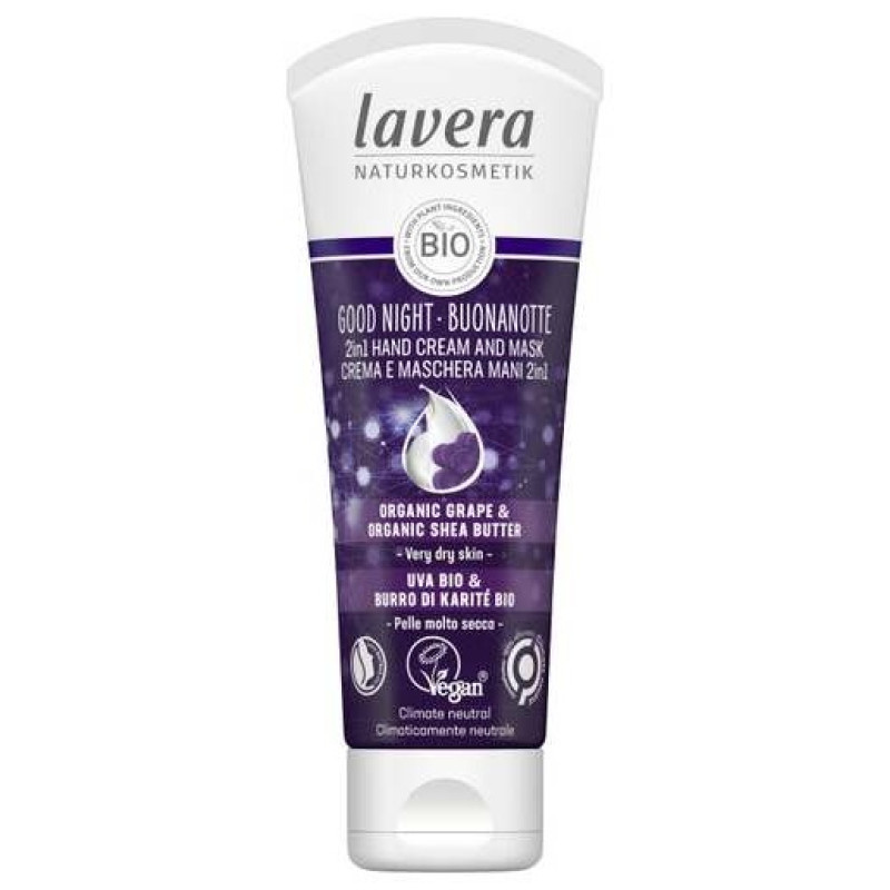 Crema de Manos y Mascarilla Buenas Noches 75m Bio - Lavera