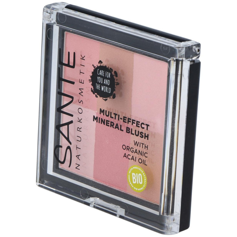 Colorete Multi Effect 6 Tonos 01 Coral 8gr - Sante Naturkosmetik
