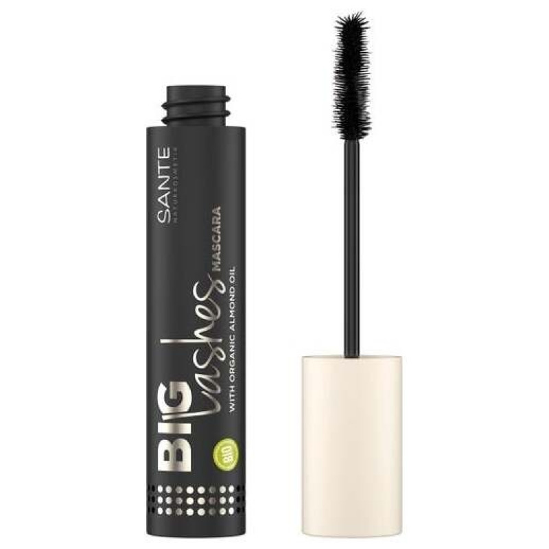 Mascara de Pestañas Big Lashes 01 Black 10ml - Sante Naturkosmetik