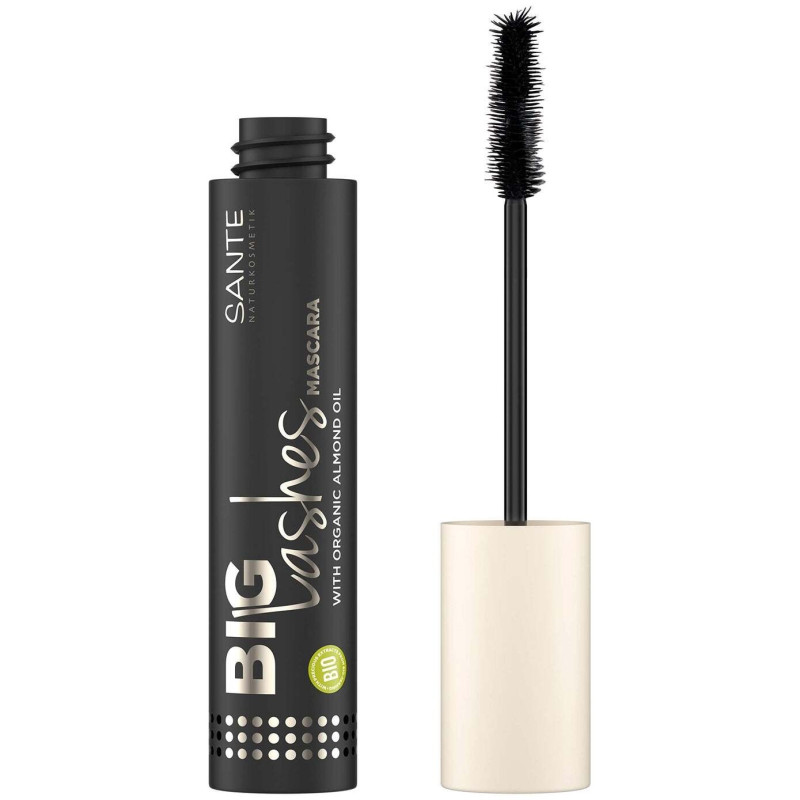 Mascara de Pestañas Big Lashes 01 Black 10ml - Sante Naturkosmetik