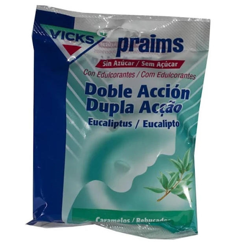 Caramelos Praims Doble Acción sin Azucar (1 Envase 60 g) - Procter&gamble España S.a