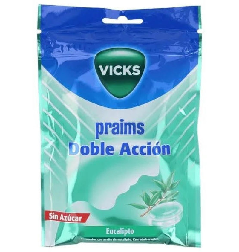 Caramelos Praims Doble Acción sin Azucar (1 Envase 60 g) - Procter&gamble España S.a
