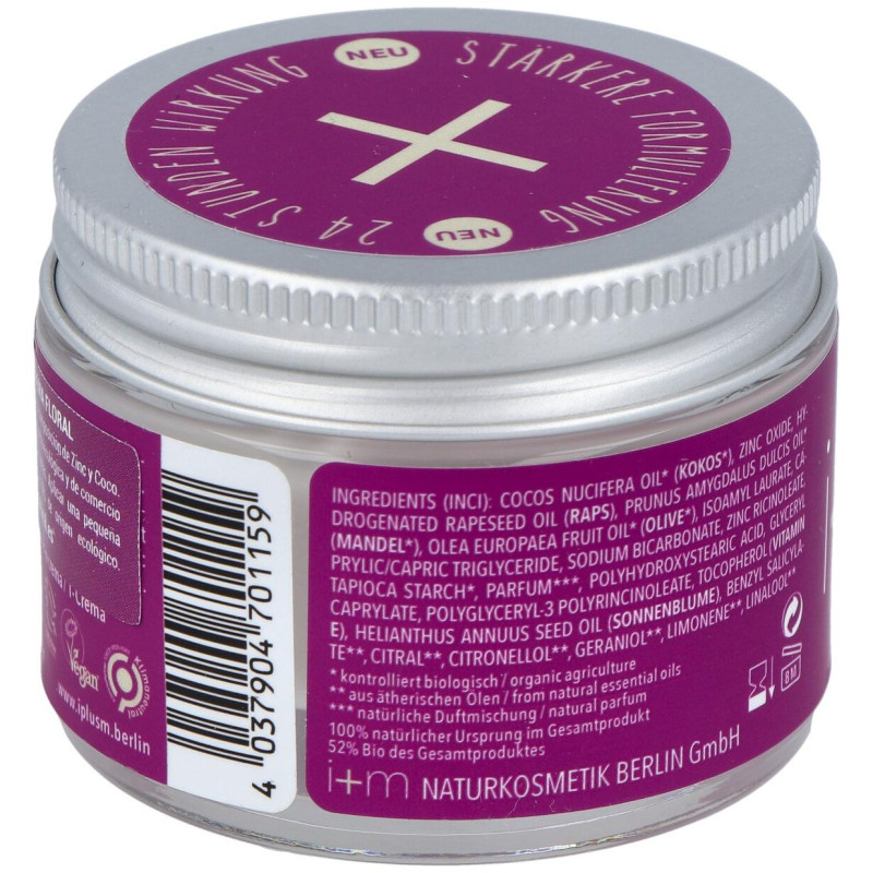 Desodorante Flora Crema 30ml - I+m Naturkosmetik Berlin
