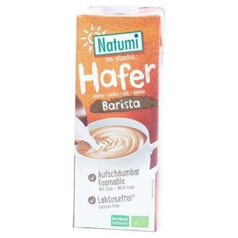 Bebida Vegetal De Avena Soja Barista 1Lt 8Uds. Bio