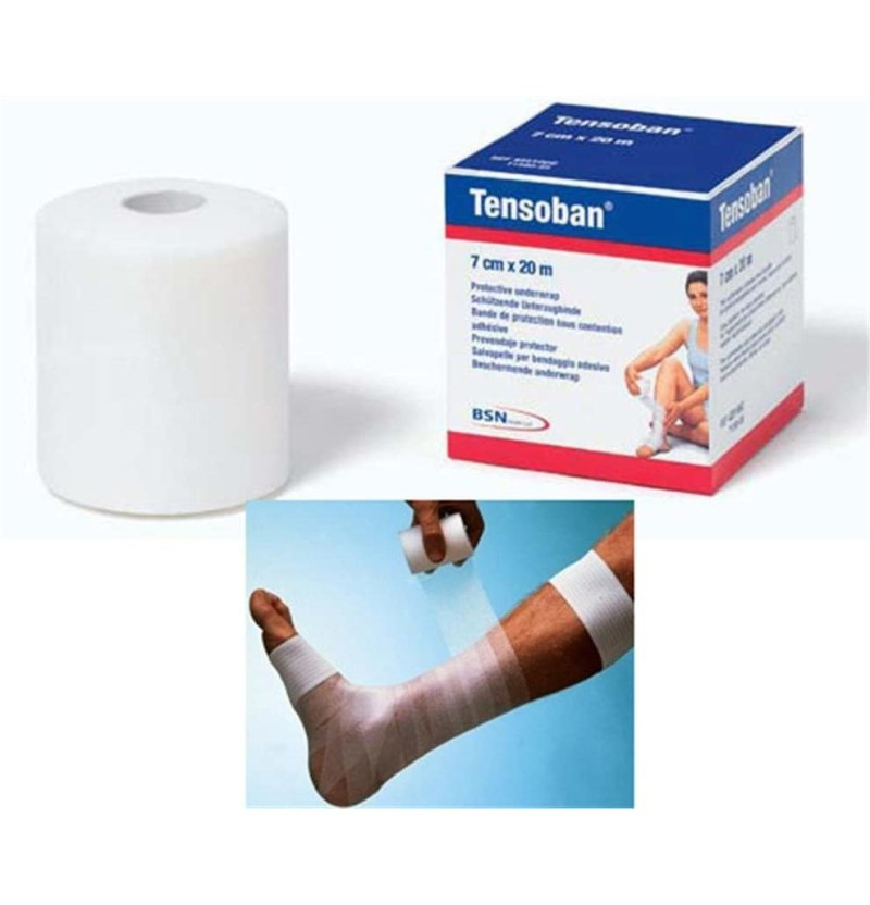 Tensoban Protector del Vendaje Adhesivo (1 Unidad 20 M X 7 Cm) - Sin Marca