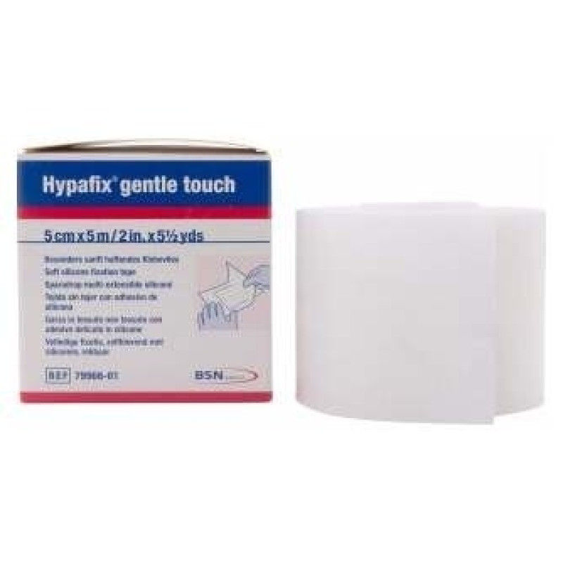 Gentle Touch Banda Elástica Autoadhesiva 5 cm X 5 M, 1 Ud - Hypafix