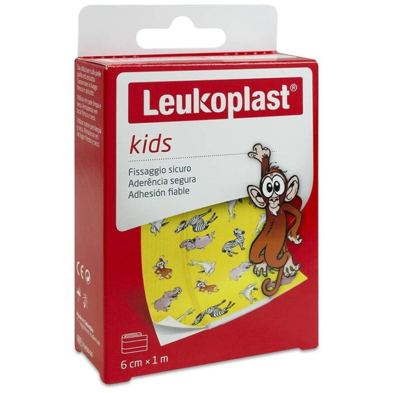 Pack Pro Kids + Zoo - Tiras - 6 Tiras 6 cm X 1 M - Leukoplast