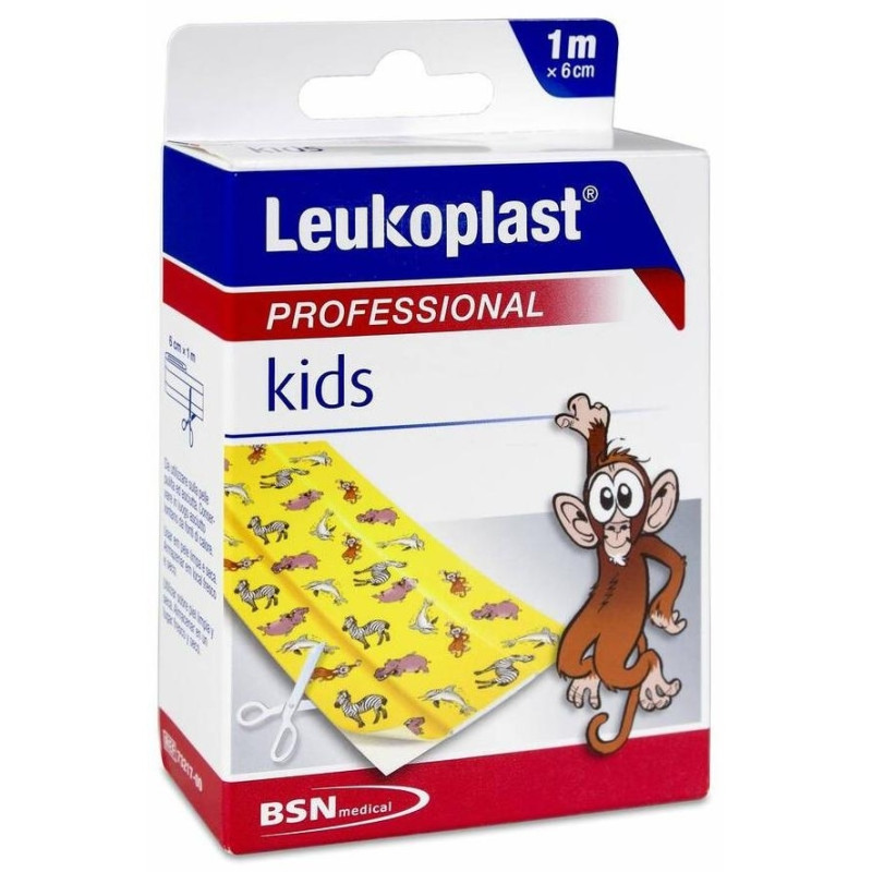 Pack Pro Kids + Zoo - Tiras - 6 Tiras 6 cm X 1 M - Leukoplast