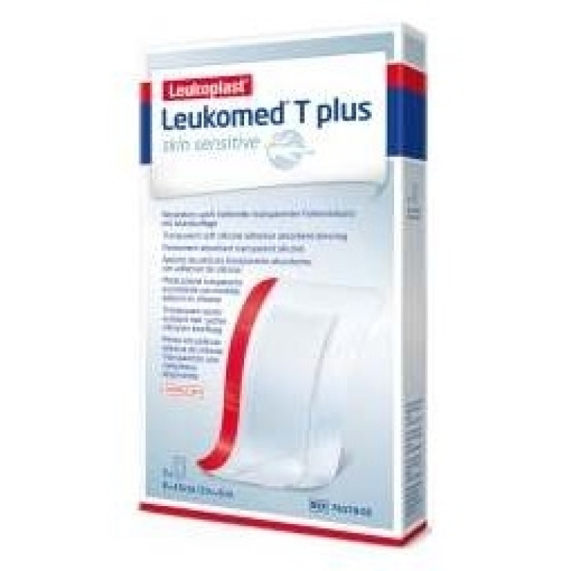 T Plus Piel Sensible 8 X 15 Cm, 5 Unidades - Leukomed
