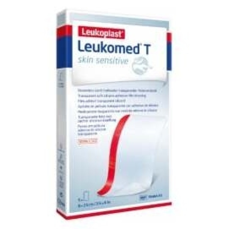 T Plus Skin Sensitive Apósitos 8cmx15cm 5u - Leukomed