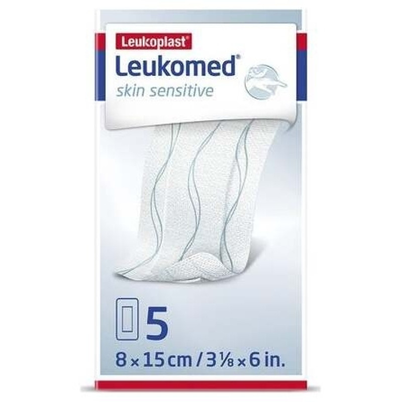 Leukoplast Leukomed Skin Sensitive Apósito Estéril 8 X 15 cm 5u - Leukomed