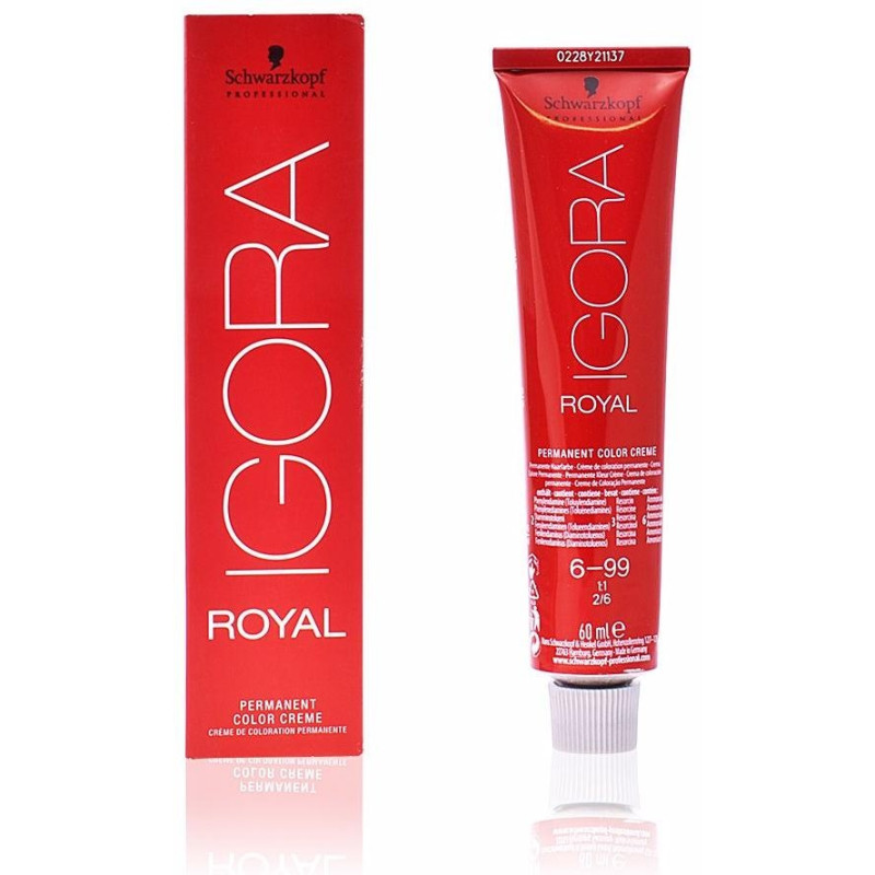 Igora Royal Permanent Color Creme 6 99 60ml - Schwarzkopf