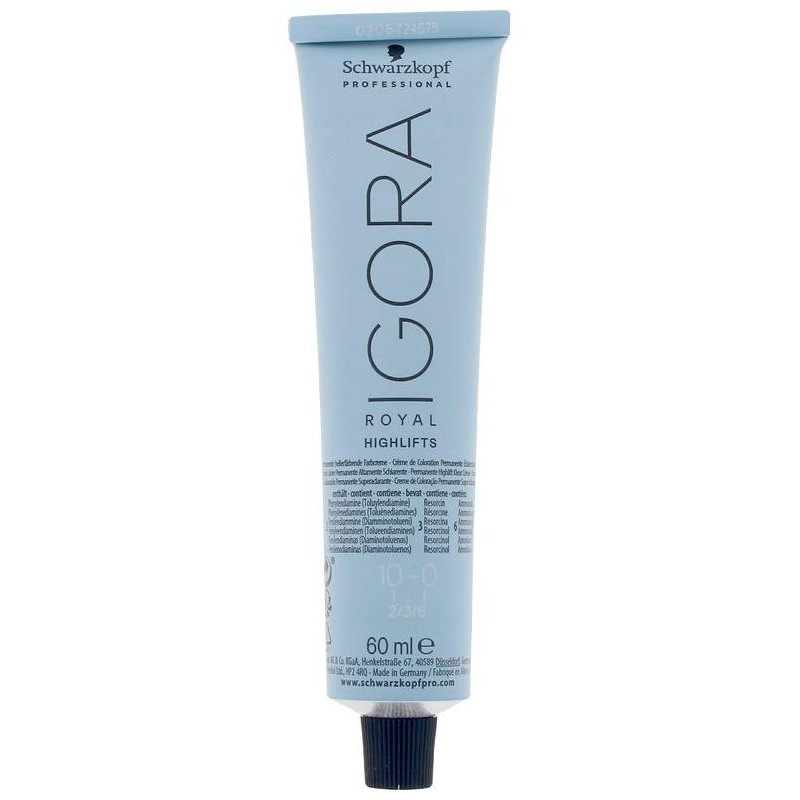 Igora Royal Tinte Cabello Nro 10-0 60Ml