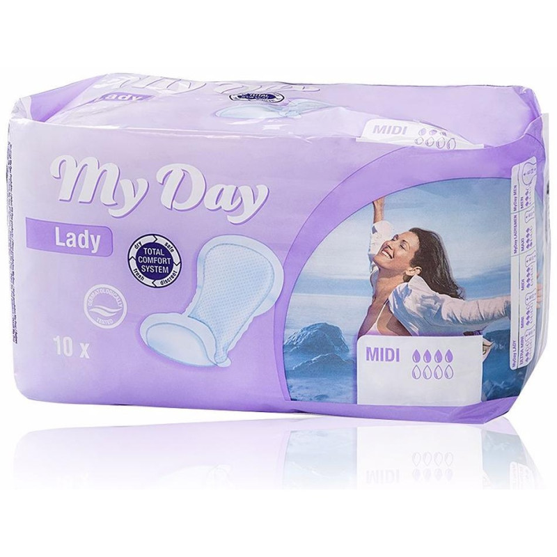 Lady Compresas Incontinencia Midi 10uds - My Day