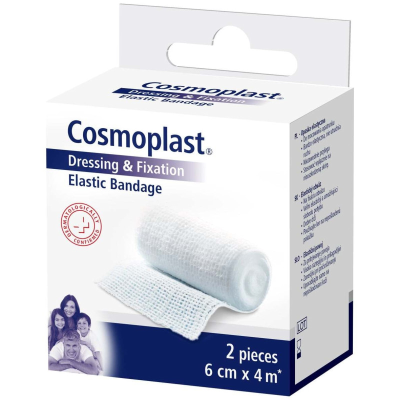 Venda Elastica 6x4cm 2uds - Cosmoplast