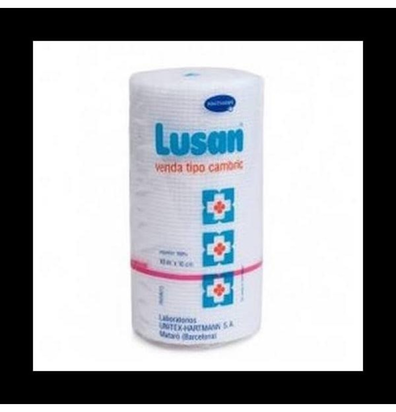 Venda de Gasa Hidrofila Cambric - Lusan Fijacion Suave (1 Unidad 5 X 5 Cm) - Laboratorios Hartmann