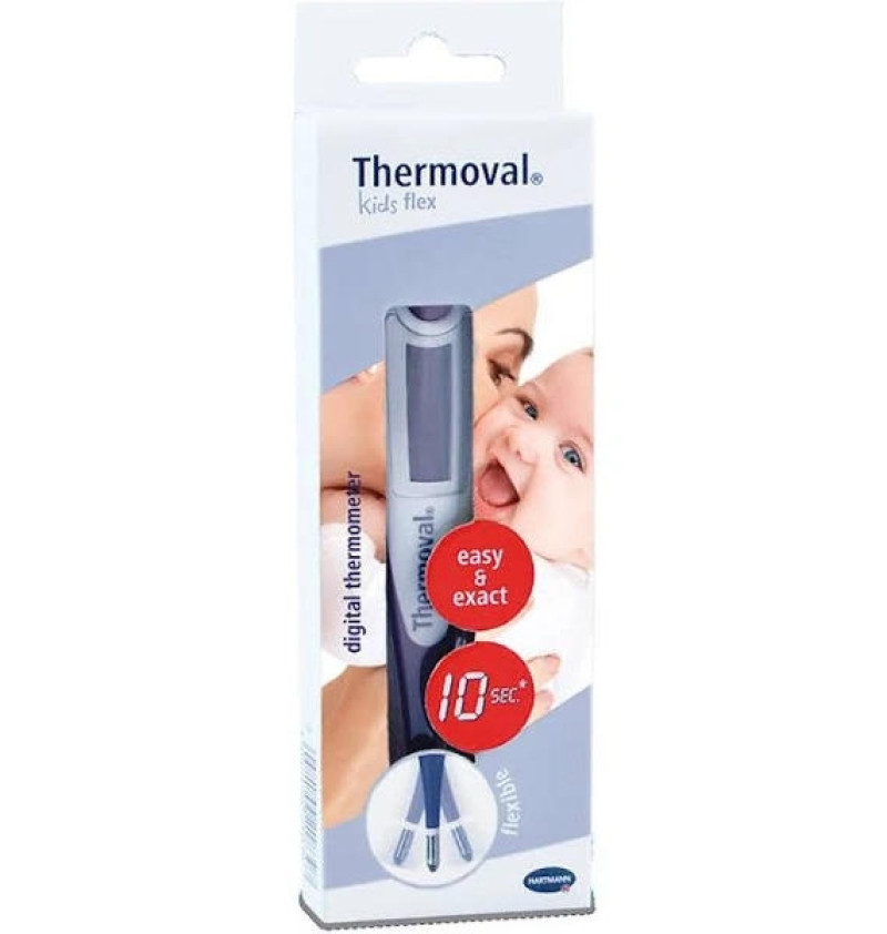 Termometro Digital - Thermoval Kids Flex (1 Unidad) - Laboratorios Hartmann