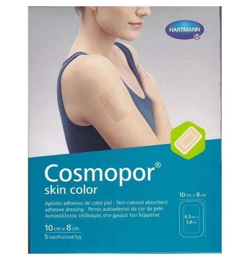 Cosmopor Skin Color - Aposito Esteril (5 Unidades 7,2 Cm X 5 Cm)