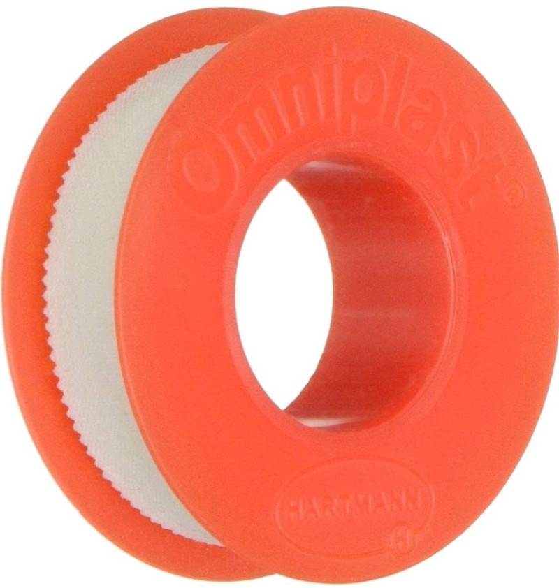 Esparadrapo Hipoalergico - Omniplast Tejido Resistente (1 Unidad 5 M X 1,25 Cm Color Blanco)