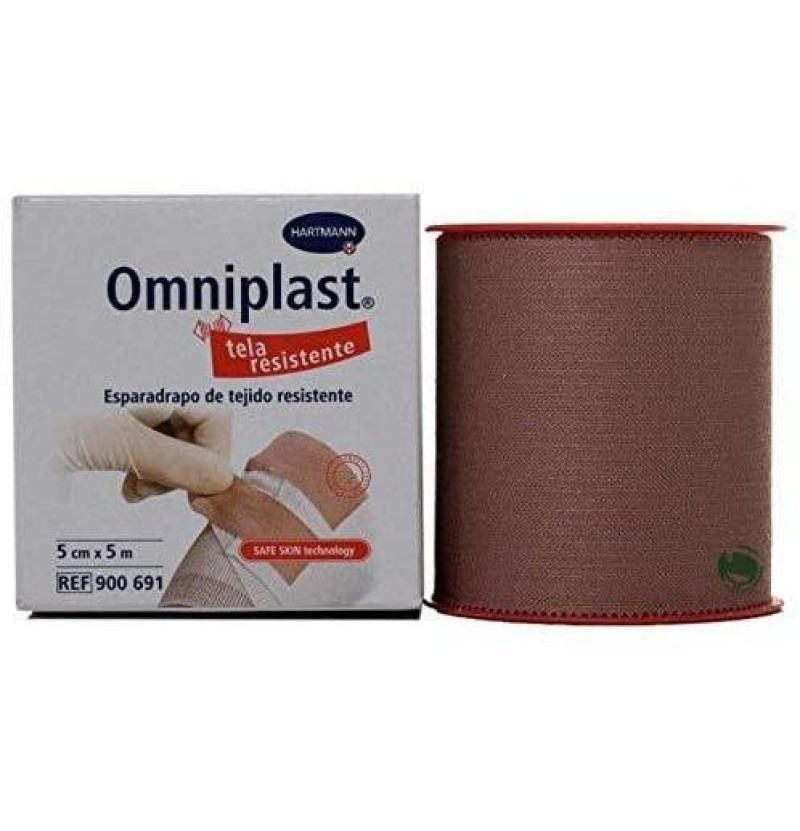 Esparadrapo Hipoalergico - Omniplast Tejido Resistente (1 Unidad 5 M X 5 Cm)