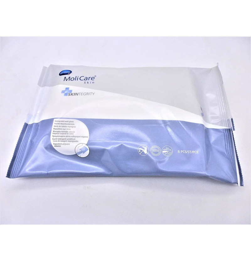 Menalind Professional Manopla Humeda Enjabonada (8 Manoplas)