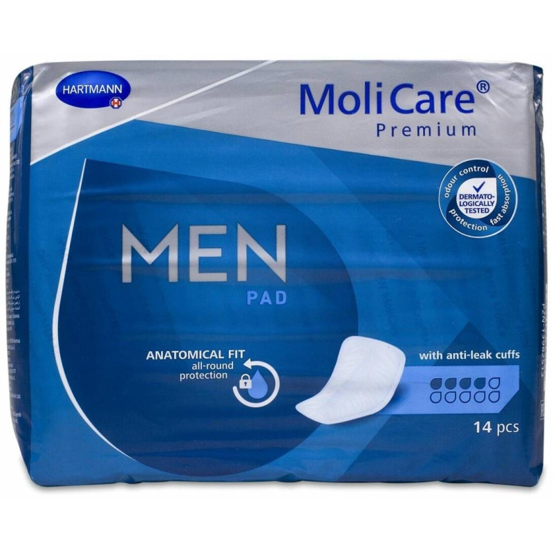 Premium Lady Braguitas Absorbentes 7 Gotas Talla M, 14 Uds - Molicare