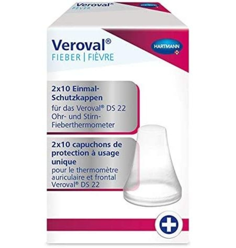 Caperuzas Desechables para Termometro - Veroval Fiebre (2 X 10 U) - Laboratorios Hartmann