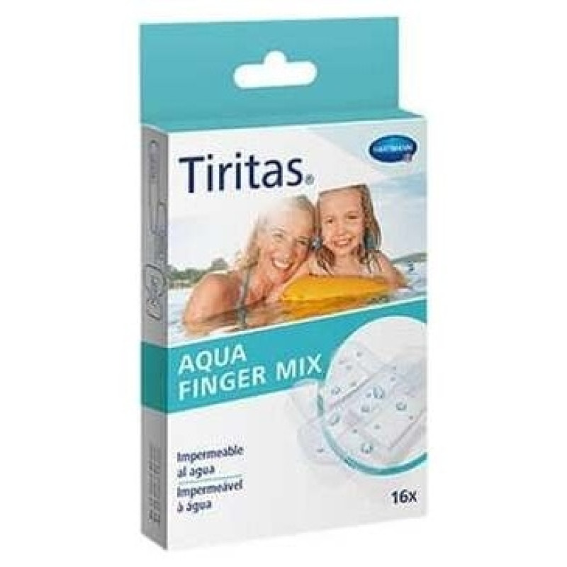 Hartmann Tiritas Aqua Finger Mix 3 Tamaños 16u - Tiritas