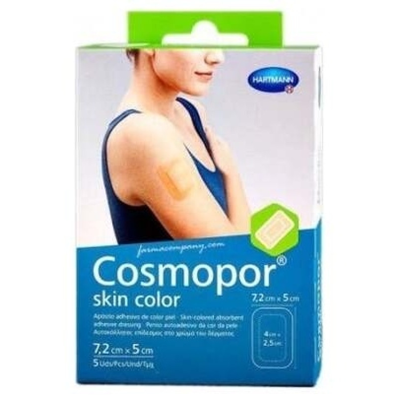 Skin Apósito Esteril Color Beige 7_2x5cm 5uds - Cosmopor
